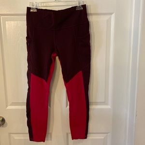 Athleta block leggings